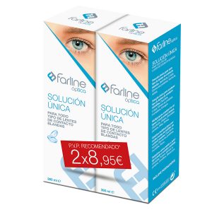 FARLINE OPTICA SOLUCION UNICA LENTES DE CONTACTO  DUPLO 360