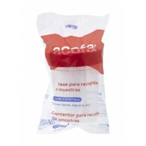 FRASCO HECES ACOFAR C/CUCHARA
