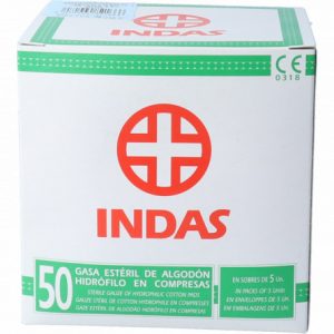 GASA ESTERIL INDAS   50SOB