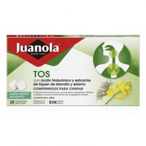 JUANOLA TOS COMPRIMIDOS CHUPAR 20U MENTA