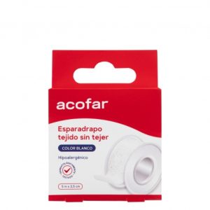ESPARADRAPO ACOFAR TELA PIEL 5X5