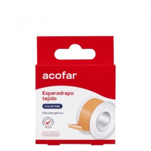 ESPARADRAPO ACOFAR TELA PIEL 5X2.5