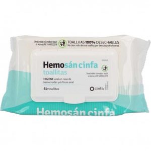 HEMOSAN CINFA TOALLITAS 60 UND