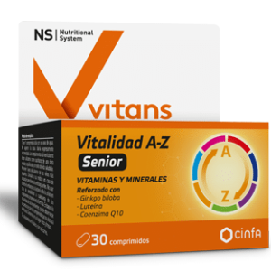 NS VITANS VITALIDAD A-Z SENIOR 30 COMP