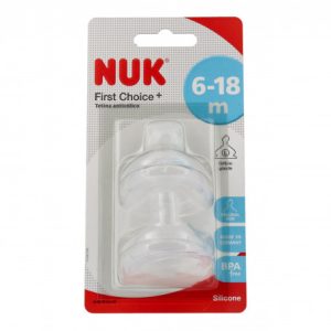 NUK TETINA FC+ T2 L ALIMEN SILIC 2UN