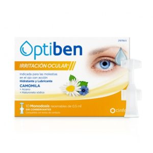 OPTIBEN IRRITACION OCULAR+ 10UX0,5ML