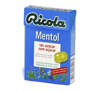 RICOLA CARAMELOS SIN AZUCAR MENTOL 50 G