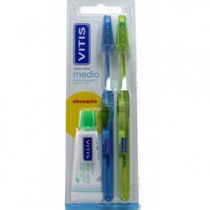 CEPILLO DENT VITIS DUPLO MEDIO