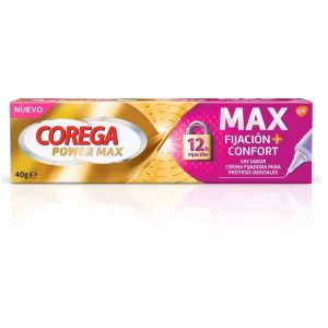 COREGA MAX FIJACION+CONFORT S/SABOR 40GR