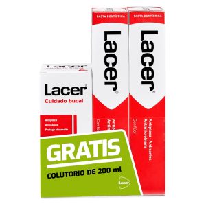 PASTA DENT LACER DUPLO 2X125ML+COLUT